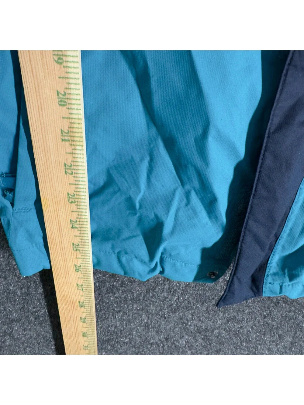 The North Face Jacket Boys L Large Blue Colorblock Full Zip Hooded Long Sleeve